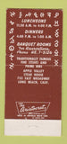 Matchbook Cover - Apple Valley Steak House Long Beach CA 30 Strike
