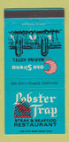Matchbook Cover - Lobster Trap Casa Sirena Marina Hotel Oxnard CA 30 Strike