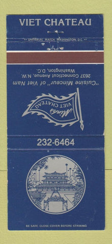 Matchbook Cover - Minh's Viet Chateau Vietnamese Washington DC 30 Strike