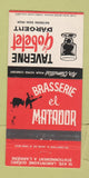Matchbook Cover - Taverne Gobelet D'Argent Quebec QC 30 Strike