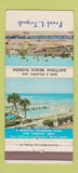 Matchbook Cover - Blue Waters Beach Motel Daytona Beach FL Imprint 30 Strike
