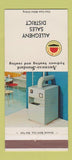 Matchbook Cover - American Standard Heating Cooling Allegheny Sales 30 Strike