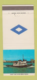 Matchbook Cover - Curtis Bay Towing Marine Norfolk Baltimore 30 Strike