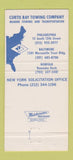 Matchbook Cover - Curtis Bay Towing Marine Norfolk Baltimore 30 Strike