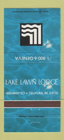 Matchbook Cover - Lake Lawn Lodge Delavan WI 30 Strike