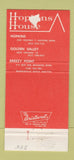 Matchbook Cover - Hopkins House  MN Brainerd WEAR 30 Strike