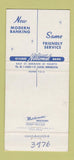 Matchbook Cover - St Cloud National Bank MN 30 Strike