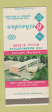 Matchbook Cover - Bethesdan Motor Hotel Bethesda MD 30 Strike