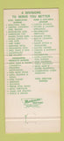 Matchbook Cover Vermont Structural Steel Plattsburgh NY Burlington VT 30 Strike