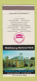 Matchbook Cover - Middleburg National Bank VA 30 Strike