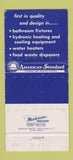 Matchbook Cover - American Standard Water Heaters Minneapolis MN WEAR 30 Strike