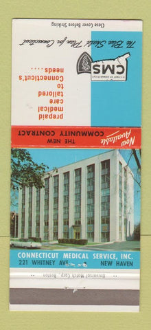 Matchbook Cover - Connecticut Medial Service New Haven CT 30 Strike