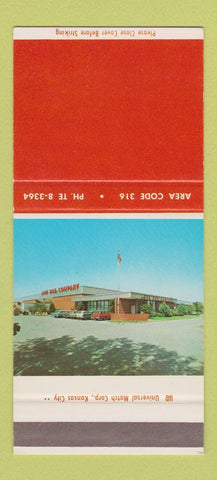 Matchbook Cover - Love Box Company Wichita KS SAMPLE 30 Strike