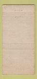 Matchbook Cover - Ray Labbe Studio Photography Biddeford ME WEAR 30 Strike