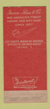 Matchbook Cover - Iwan Ries Pipes Tobacco Chicago IL 30 Strike