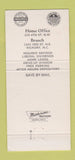 Matchbook Cover - First Savings and Loan Hickory NC 30 Strike