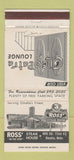 Matchbook Cover - Ross' Steak House Cleopatra Lounge Omaha NE 30 Strike