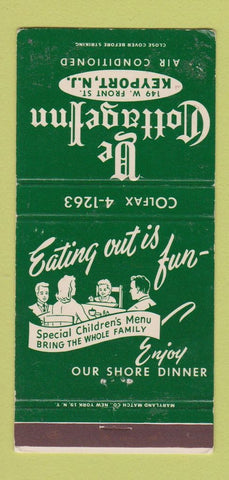 Matchbook Cover - Ye Cottage Inn Keyport NJ WORN 30 Strike