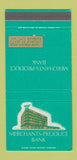 Matchbook Cover - Merchants Produce Bank Kansas City MO 30 Strike