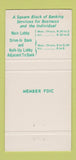 Matchbook Cover - Merchants Produce Bank Kansas City MO 30 Strike