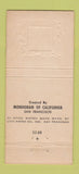 Matchbook Cover - Match Grins Mirror Percy  Barker Jules Pollock 30 Stick