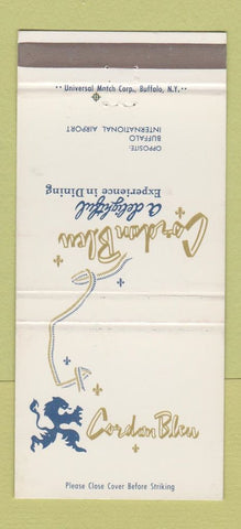Matchbook Cover - Gordon Bleu Restaurant Buffalo NY 30 Strike
