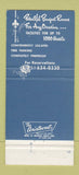 Matchbook Cover - Gordon Bleu Restaurant Buffalo NY 30 Strike
