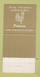 Matchbook Cover - Lahieve's Restaurant Princeton NJ 30 Strike