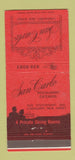 Matchbook Cover - San Carlo Restaurant Lyndhurst NJ 30 Strike