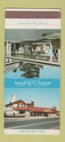 Matchbook Cover - Martin Horn Pals Cabin West Orange NJ WEAR 30 Strike