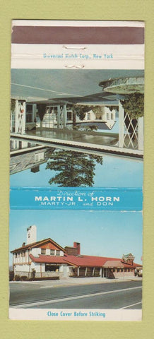 Matchbook Cover - Martin Horn Pals Cabin West Orange NJ WEAR 30 Strike