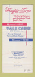 Matchbook Cover - Martin Horn Pals Cabin West Orange NJ WEAR 30 Strike