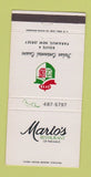 Matchbook Cover - Mario's Italian Restaurant Paramus NJ 30 Strike