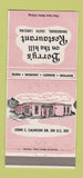 Matchbook Cover - Berry's Restaurant Orangeburg SC 30 Strike