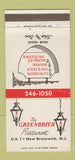 Matchbook Cover - Greenbrier Restaurant New Brunswick NJ 30 Strike