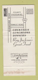 Matchbook Cover - Ray Jackson's Milwaukee WI restaurant 30 Strike