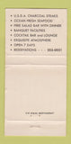Matchbook Cover - Sir Steak Restaurant Daytona Beach FL WEAR 30 Strike