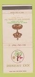 Matchbook Cover - Desert Inn Casino Las Vegas NV 30 Strike