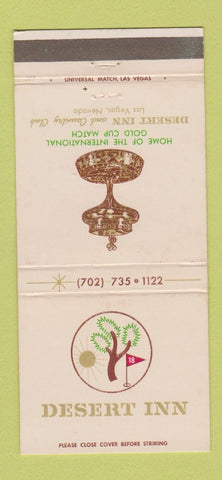 Matchbook Cover - Desert Inn Casino Las Vegas NV 30 Strike