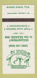 Matchbook Cover - Sliders Restaurant Ameilia Island FL 30 Strike