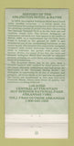 Matchbook Cover - Arlington Hotel Hot Springs National Park AR 30 Strike