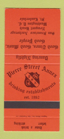 Matchbook Cover - Pierce Street Annex San Francisco Anchorage SAMPLE 30 Strike
