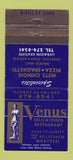 Matchbook Cover - Venus Deli Restaurant Montreal QC 30 Strike