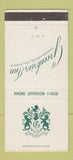 Matchbook Cover - Greenbrier Inn Garden Grove CA 30 Strike