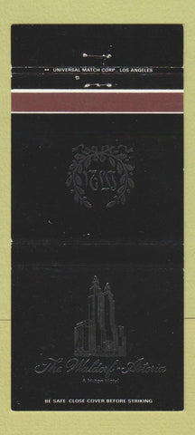 Matchbook Cover - Waldorf Astoria Hotel New York City 30 Strike