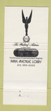 Matchbook Cover - Waldorf Astoria Hotel New York City 30 Strike