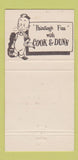 Matchbook Cover True Value Hardware Supply Whitesell Bros Roof Trusses 30 Strike