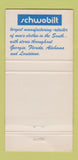 Matchbook Cover - Schwobilt Men's Clothes 30 Strike