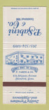 Matchbook Cover - P Sabini Furniture Stamford CT 30 Strike