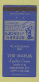 Matchbook Cover - Maples Restaurant Middletown NY 30 Strike